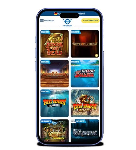 DrückGlück Casino Mobile App für Android & IOS.